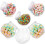 Candy Jars with Lids Clear Plastic 6 Pcs 1