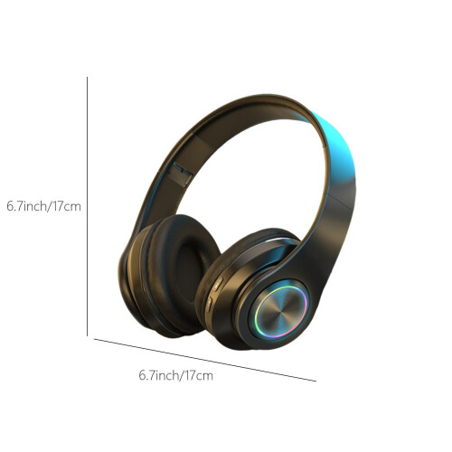 Bluetooth Over-Ear-hörlurar Trådlösa/Kabelanslutna Bluetooth 5.1 2
