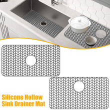 Silicone Sink Protector Heat-Resistant Anti-Slip Mat 26x14