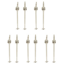 10 Stuks 45 Gehard Staal CVD Aandrijfas voor 144001 124019 LC Racing 1/14 RC Drift Auto Upgrade Onderdelen,B