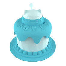 Cat Feeding Bowl Slow Feeder Puzzle Maze 4-in-1