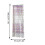 Blue Peony Voile Sheer Curtain 1 panel 1