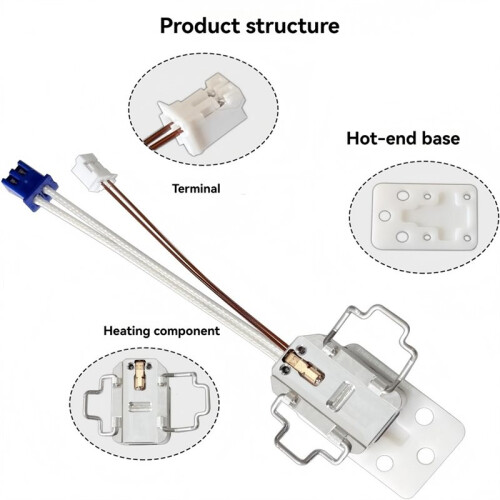 Heating Assembly for  Kobra S1 Max Ceramic Zirconia Heat Insulation Block Heating Component