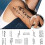 RUOYING temporary tattoo sticker waterproof Chinese 4