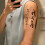 RUOYING temporary tattoo sticker waterproof Chinese 5