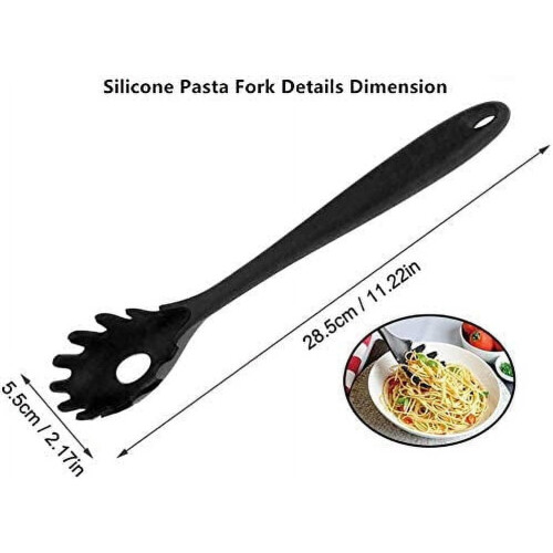 Pasta server spoon silicone spaghetti scoop 1 piece 1