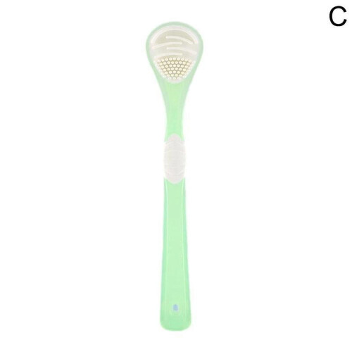 Silicone Tongue Cleaner Brush Double-Sided 1 Piece
