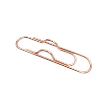 Hanxiulin notebook pen holder rose gold metal clip