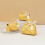 Faux Leather Handbag-Shaped Gift Bag with Ribbon Bow Handle 6