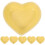 Heart-Shaped Ceramic Bowls 6 pcs 1