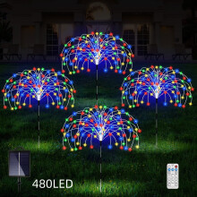 Happon solar garden lights waterproof 4 pack