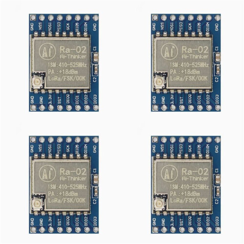 4X SX1278 LoRa Module LoRa 02 433M Adapter Module Wireless Transmission SPI Communication Module