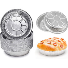 Happon aluminum foil pie pans 6 inch 50 count