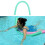 Frite de piscine flexible SunyaMood Learn, aide à la flottaison (vert uni) 3