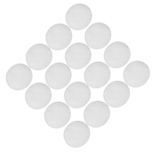 Filterpapier für runde Kaffeefilter, weiß