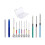 Embroidery Punch Tool Kit for Rug Tufting 12 pcs 2