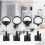 Optics Experiment Set: Convex Lens, Concave Lens, 3