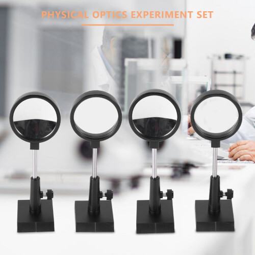 Optics Experiment Set: Convex Lens, Concave Lens, 2