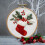 Christmas Cross Stitch Kit with Hoop Cloth Threads 8