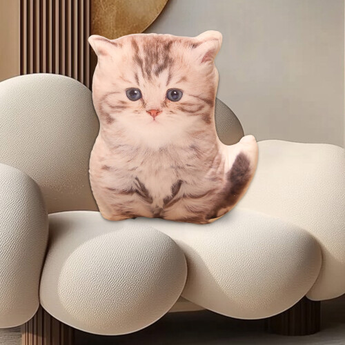 Christmas kitty pillow plush toy 50cm