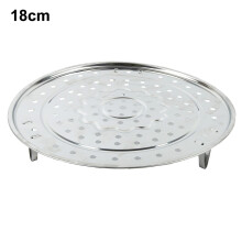 Stainless Steel Steamer Tray Rack Round 3-Tier 18-30cm