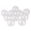 Clear DIY Fillable Ornaments 5cm Pack of 10 2
