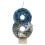 Birthday Number Candle Blue Gray Ocean Theme 1 2