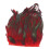 Feather Fringe Sewing Trim Dyed Red 1 Yard 4