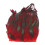 Feather Fringe Sewing Trim Dyed Red 1 Yard 5