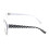 Women's oversized reading glasses clear lens oval leopard 4