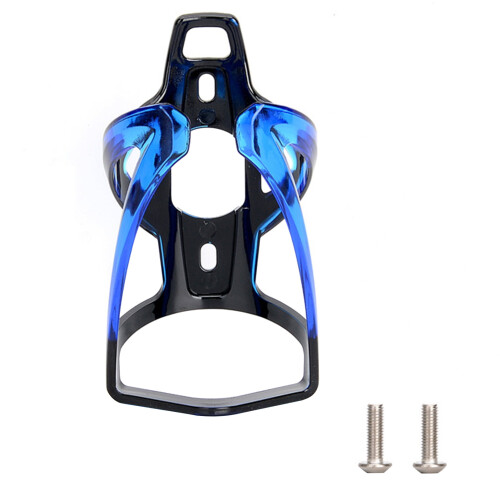 Universal Bicycle Water Bottle Cage Blue Black