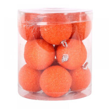 Christmas Ball Ornaments Silver Red Blue Orange 12PCS 1.2