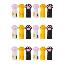 18Pcs Cute Nipper Cover Schutzhülle für Nagelhautscherenabdeckung Maniküre Pediküre Werkzeuge Dead Skin Pinzette Cap