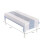 Plastic rectangle tablecloth gold dot confetti 2 pcs 6