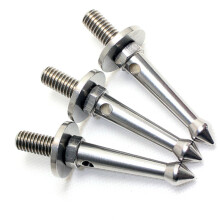 9Pcs Stainless 3/8 Inch Tripod Foot Spikes for Softer Looser Terrain Spikes for //Siri/Benro, Etc.Tripod