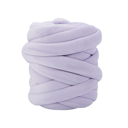 Light Violet Chunky Tube Yarn 250g 2