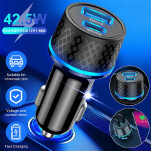Veecome QC 3.0 USB car charger dual port 20W PD fast