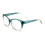 Women's oversized reading glasses clear lens oval leopard 2