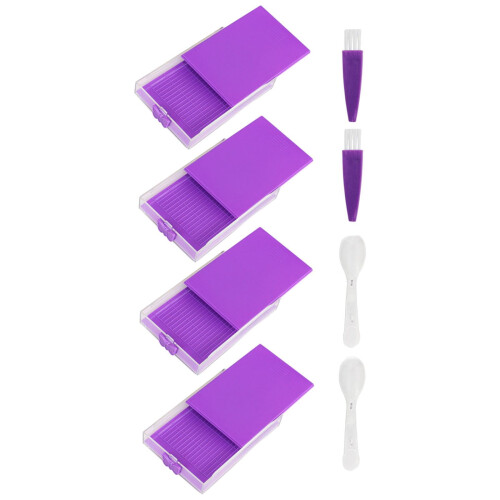 Tachiuwa diamond drill tray set violet 4 pcs 1