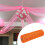 Orange mesh ribbon roll for wreath making, 10 in x 30 ft 7