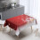 Rectangle Cotton-Linen Tablecloth 27.56 x 27.56 in Red 1