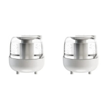 2X 4L Humidifier USB Aromatherapy Humidifier Home Air Humidifiers Air Purifier with LED Lamp Desktop Mist Maker, White