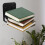 Invisible Floating Bookshelf Metal Wall Mounted 30 cm 6