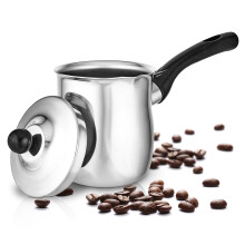 Set de cafetiere turcești Stock Your Home de 24 oz cu capac, compatibil cu aragazul, mini cratiță pentru cafea, unt, lapte