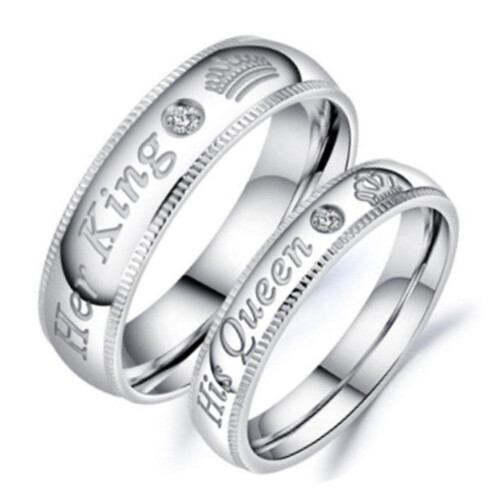 SUNRI matching promise ring pair adjustable unisex 1