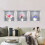 AUQ Letters Wall Sticker Removable Vinyl 1 Pack 3