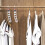 Foldable Clothes Hanger White Portable Non-Slip 2
