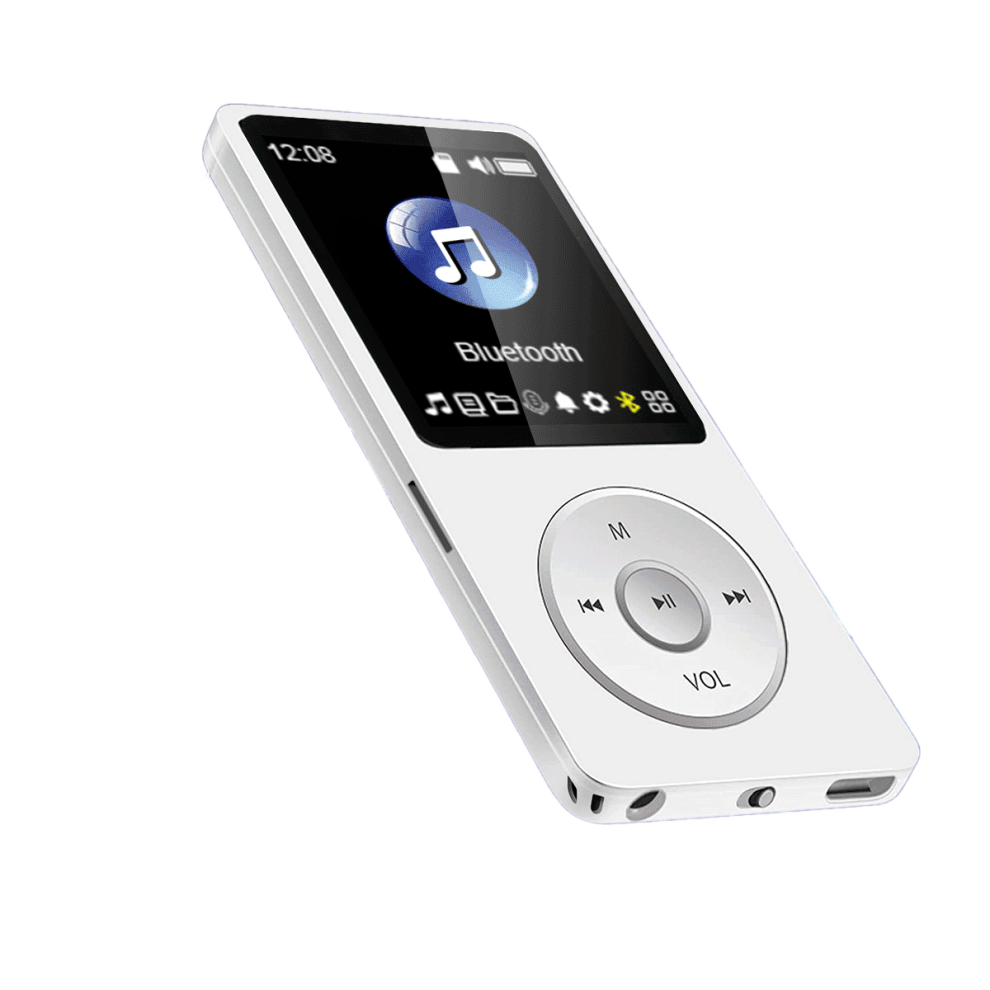 Mp3/Mp4 Player With Bluetooth Fm Radio And Recorder White 901175789175