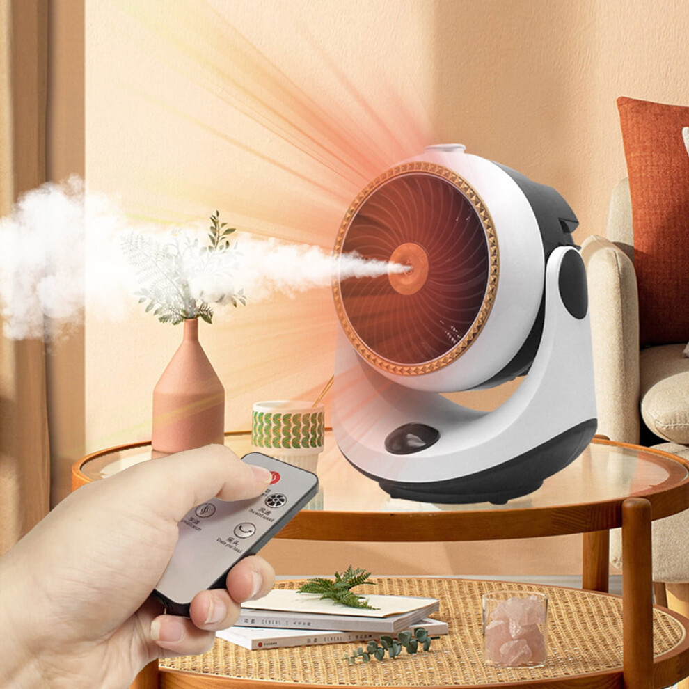 Humidifier Heater 2-In-1 With Remote 6 Fan Modes 901175777325