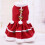 Christmas Dog Sweater Solid Color Red Small Size 3